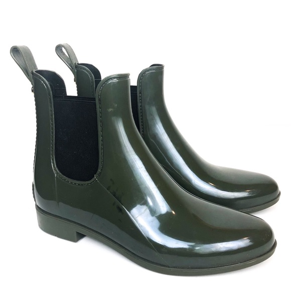 Sam Edelman Shoes - ♥️Sam Edelman Green Gloss Chelsea Rubber Boot 8